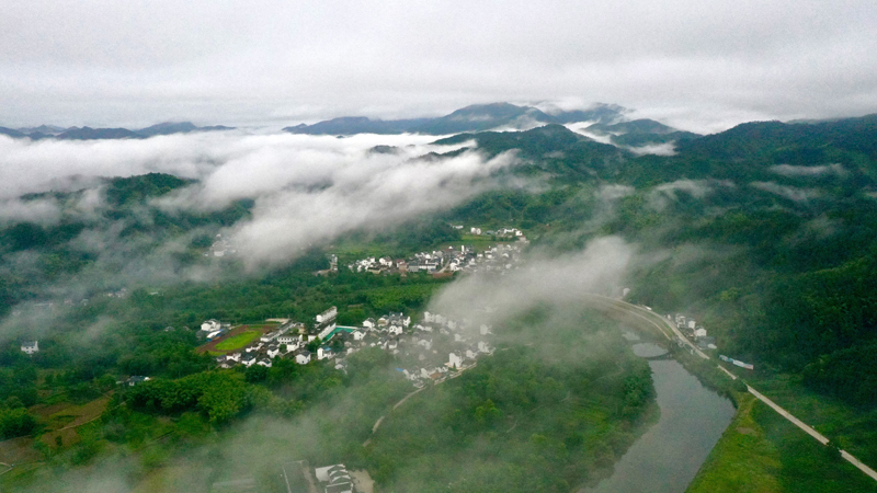 綠水青山。潘成攝