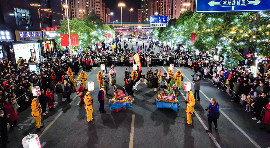 宣州區(qū)水陽(yáng)太平燈。宣州區(qū)委宣傳部供圖