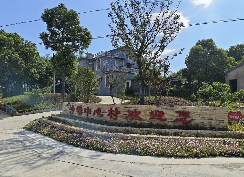 該鎮(zhèn)人居環(huán)境整治示范點一角。