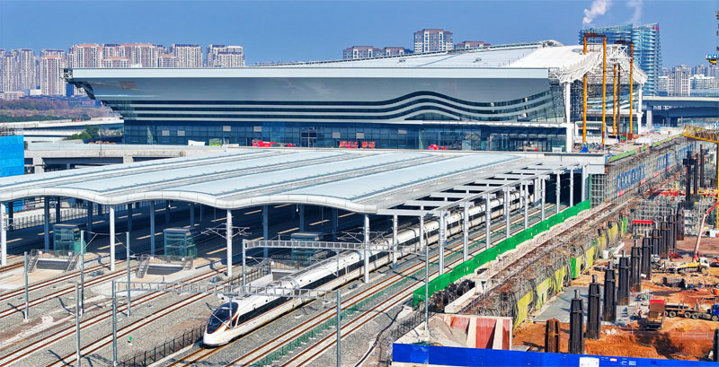 新合肥西站2025年12月具備運營條件。陳三虎攝